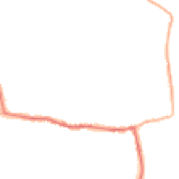 Night-time road noise heatmap for GU22 9HL