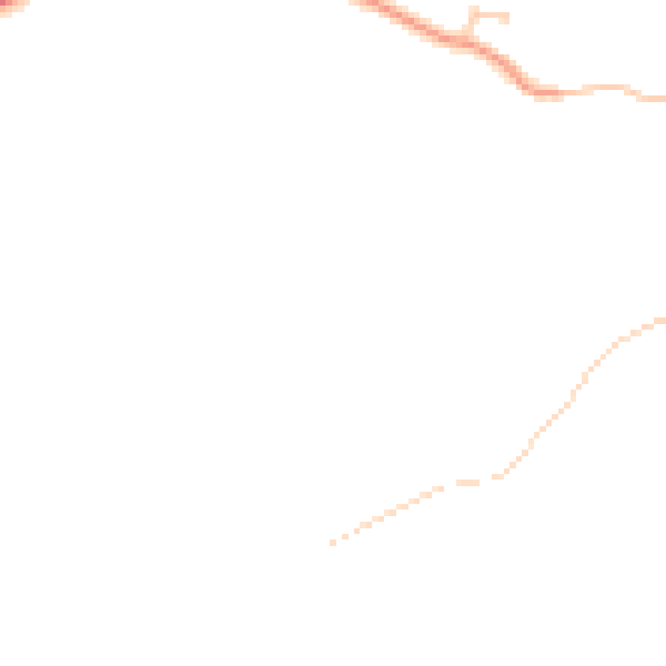 Daytime road noise heatmap for GU24 0BS