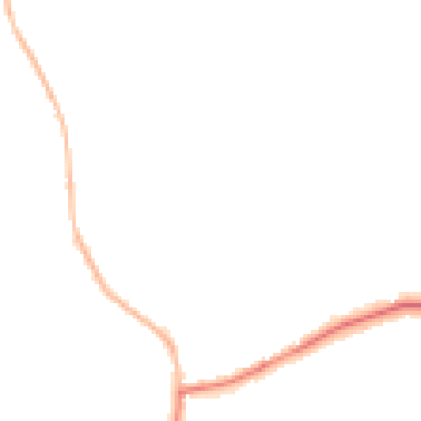 Night-time road noise heatmap for GU24 8QD