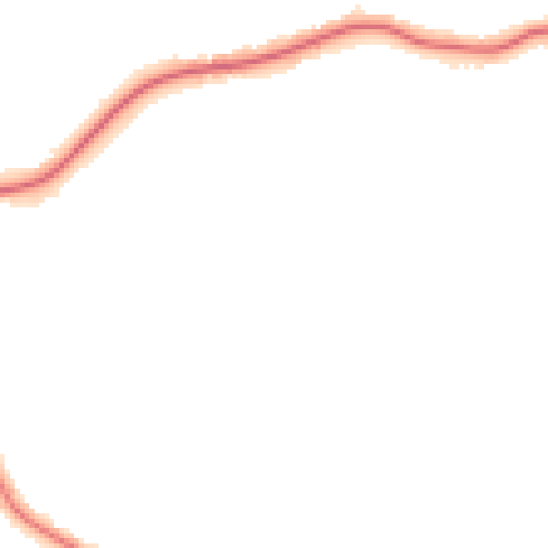 Night-time road noise heatmap for GU24 9FZ