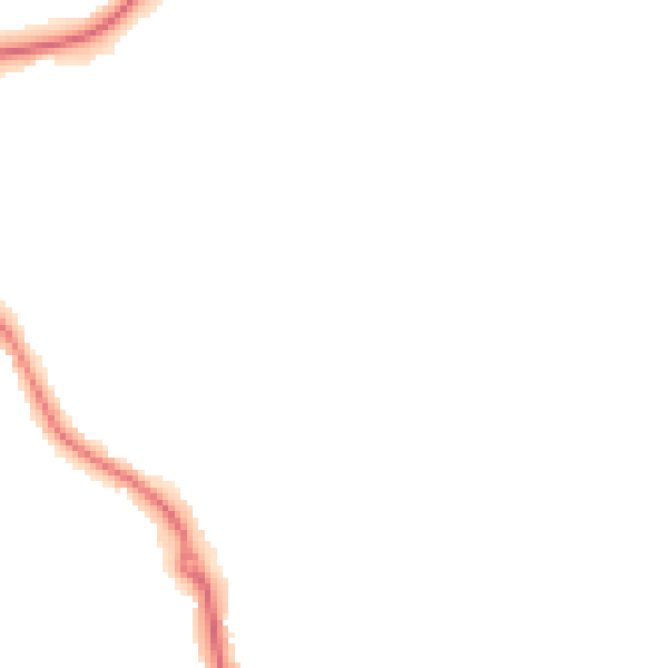Night-time road noise heatmap for GU24 9HX