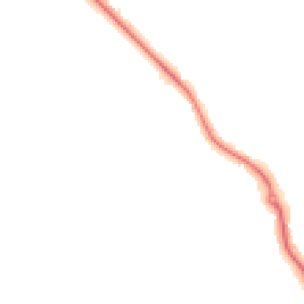 Night-time road noise heatmap for GU24 9XA