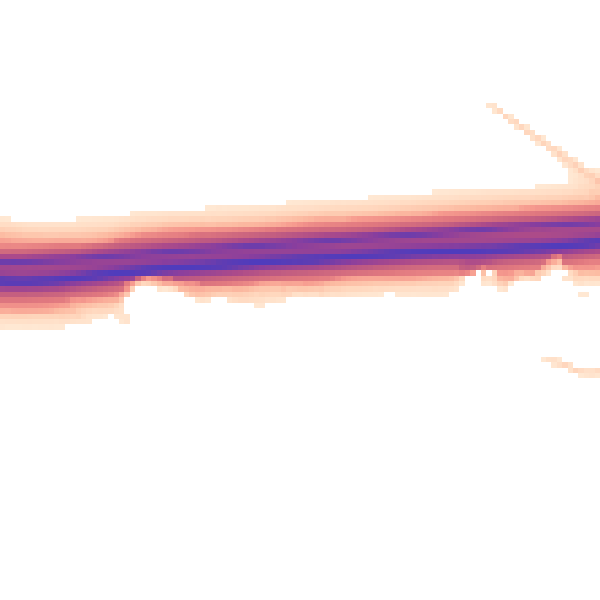 Daytime road noise heatmap for GU3 1AD