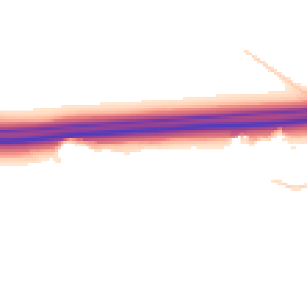 Daytime road noise heatmap for GU3 1AG