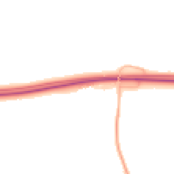 Night-time road noise heatmap for GU3 1AQ