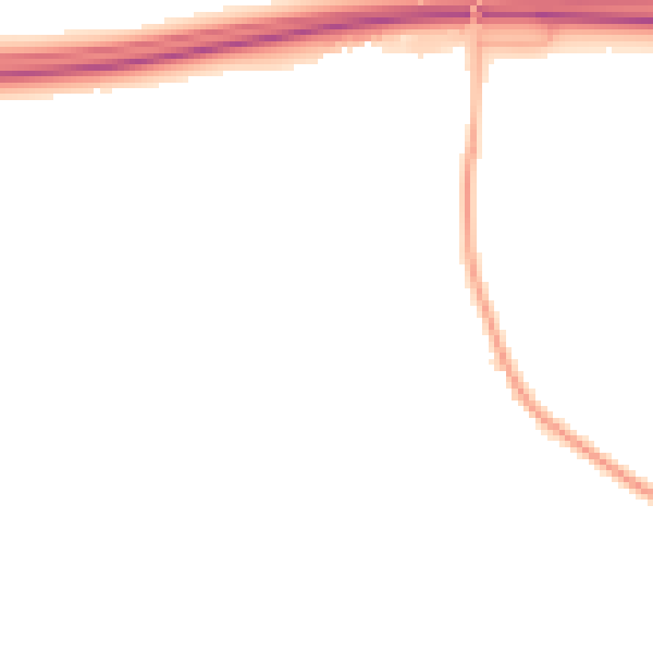 Night-time road noise heatmap for GU3 1AR