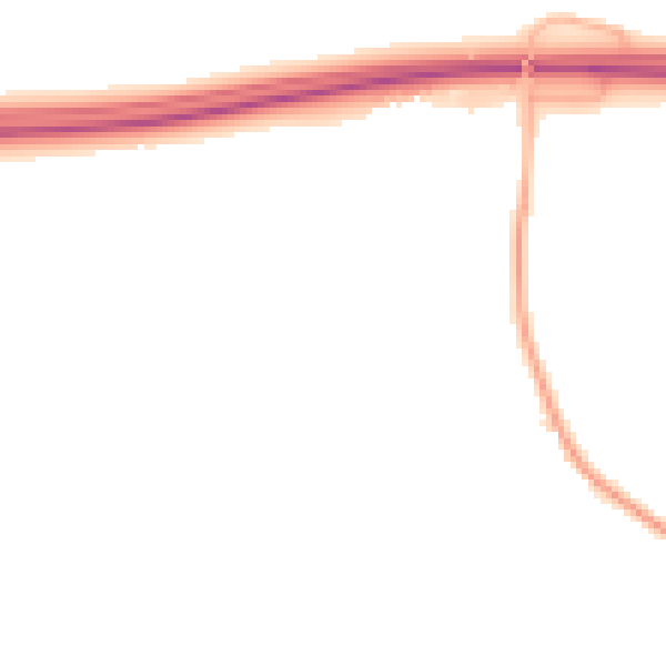Night-time road noise heatmap for GU3 1AS