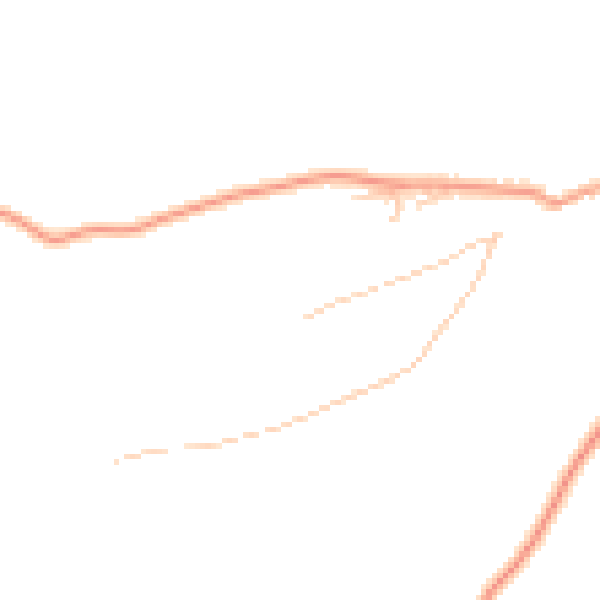Daytime road noise heatmap for GU3 1BA