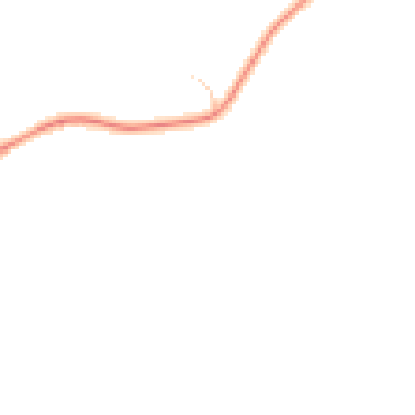Daytime road noise heatmap for GU3 1BE