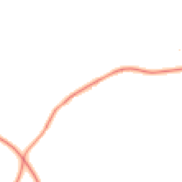 Daytime road noise heatmap for GU3 1BG