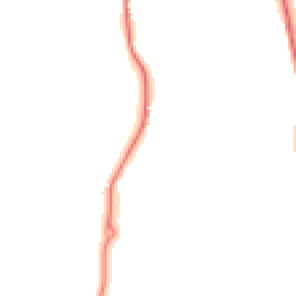 Night-time road noise heatmap for GU3 1BJ
