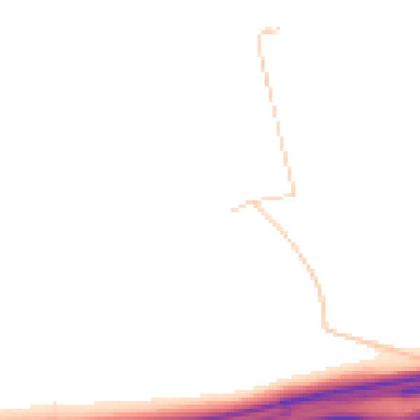 Daytime road noise heatmap for GU3 1DE