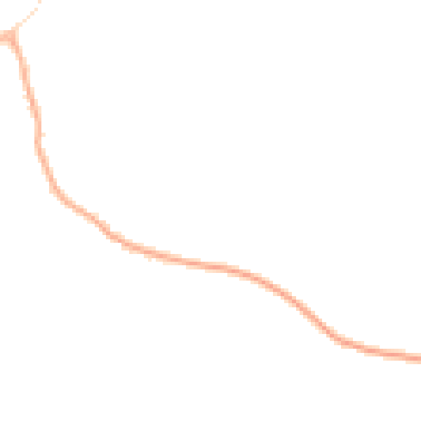 Night-time road noise heatmap for GU3 1JJ