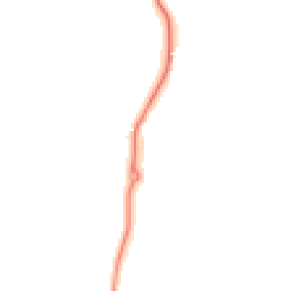 Night-time road noise heatmap for GU3 1LP