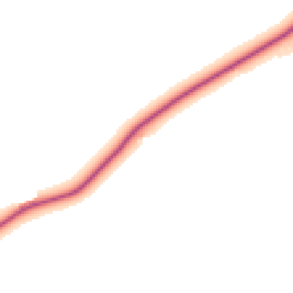 Daytime road noise heatmap for GU3 2AE