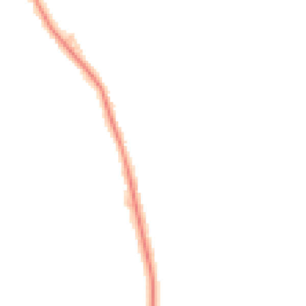 Daytime road noise heatmap for GU3 2DF