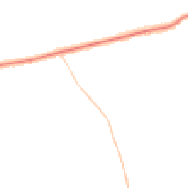 Night-time road noise heatmap for GU3 2DL
