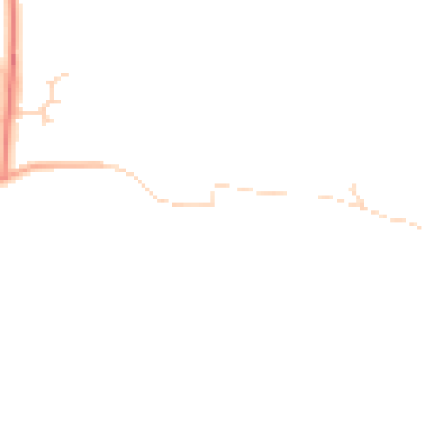 Daytime road noise heatmap for GU3 2JW