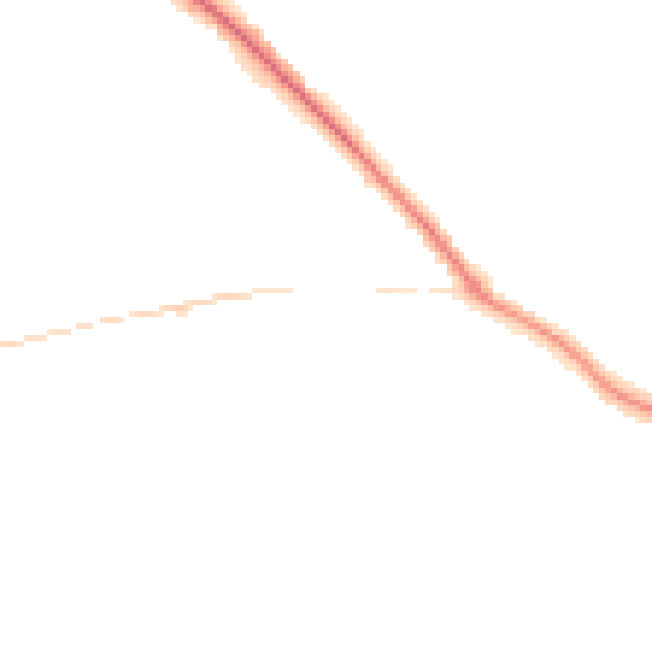 Night-time road noise heatmap for GU3 3AZ