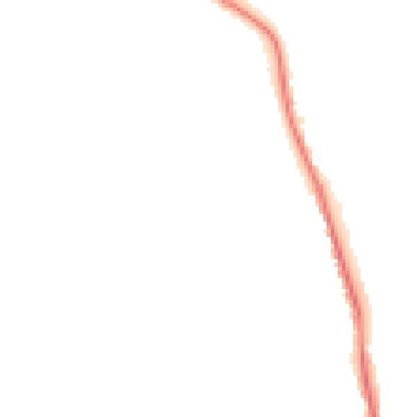 Night-time road noise heatmap for GU3 3EN