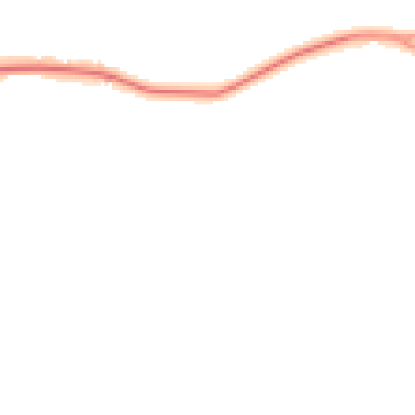 Night-time road noise heatmap for GU3 3HJ