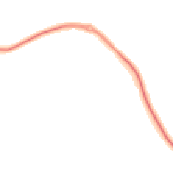 Night-time road noise heatmap for GU3 3JH