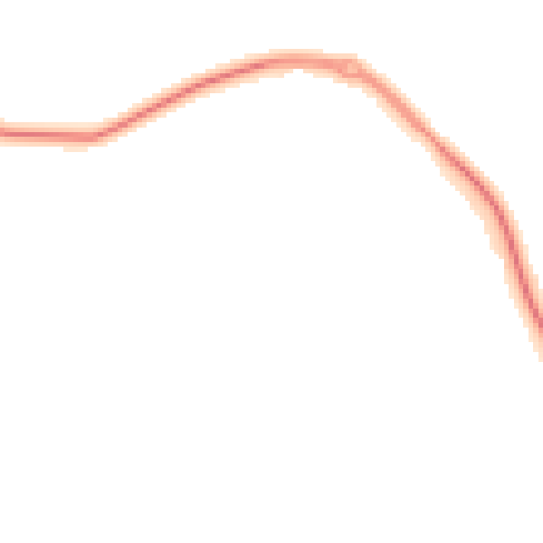 Night-time road noise heatmap for GU3 3NF