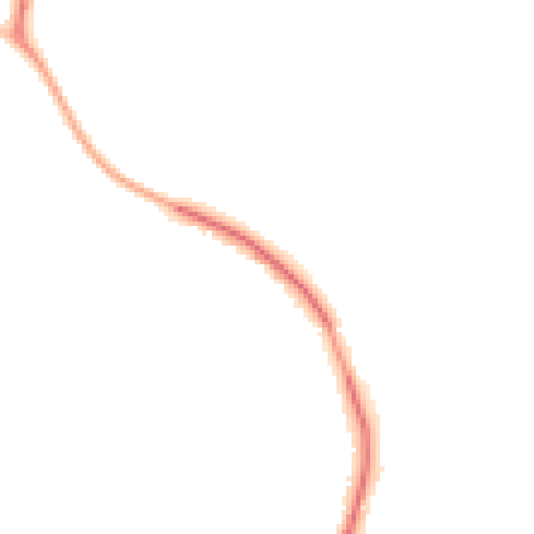 Night-time road noise heatmap for GU3 3PQ