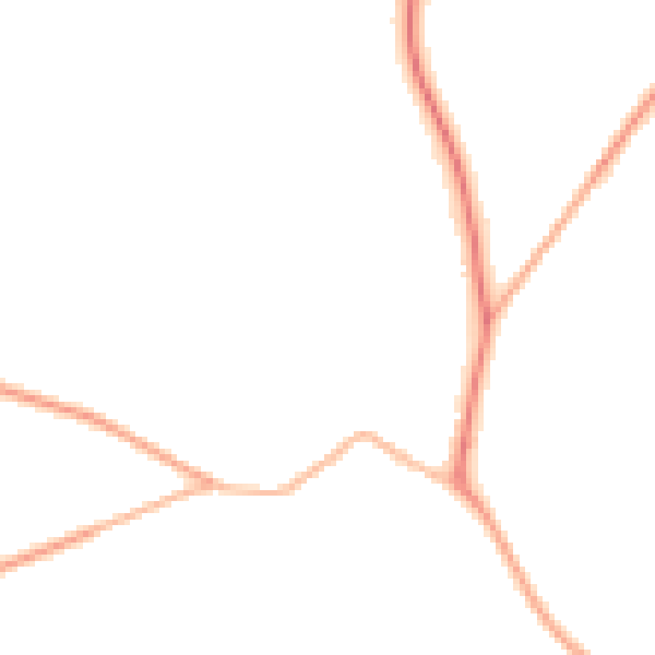 Night-time road noise heatmap for GU3 3PS