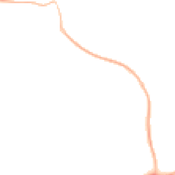 Night-time road noise heatmap for GU4 7AX
