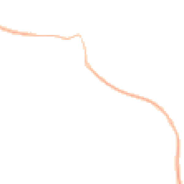 Night-time road noise heatmap for GU4 7BA