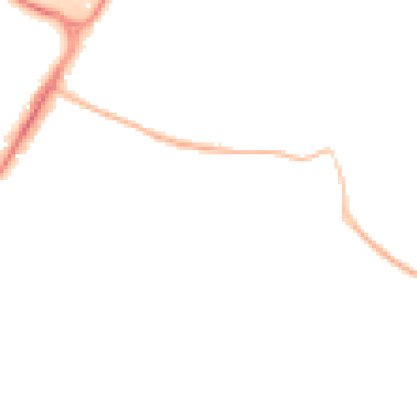 Night-time road noise heatmap for GU4 7GB