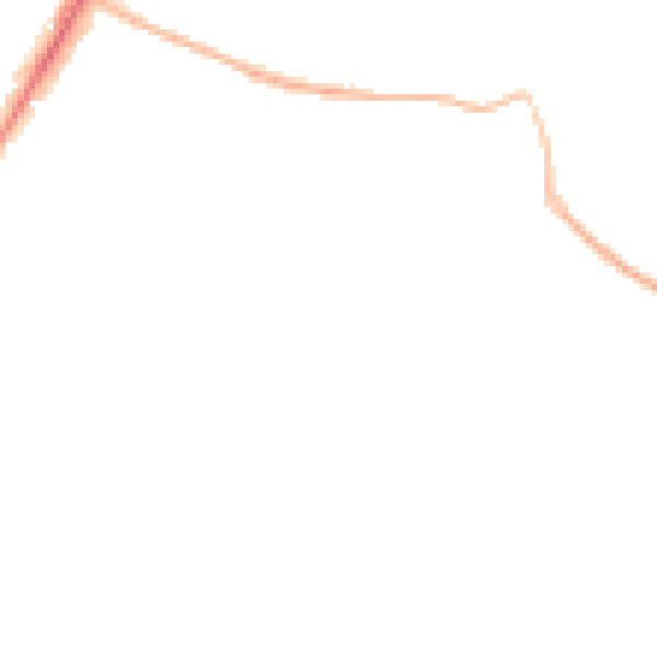 Night-time road noise heatmap for GU4 7HQ