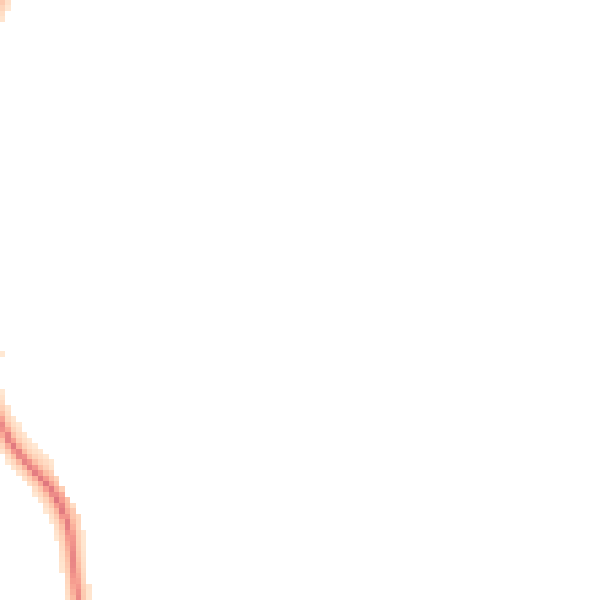 Night-time road noise heatmap for GU4 7PD