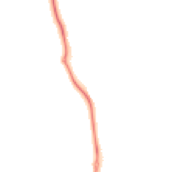 Night-time road noise heatmap for GU4 7PS