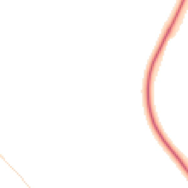 Night-time road noise heatmap for GU4 7QA