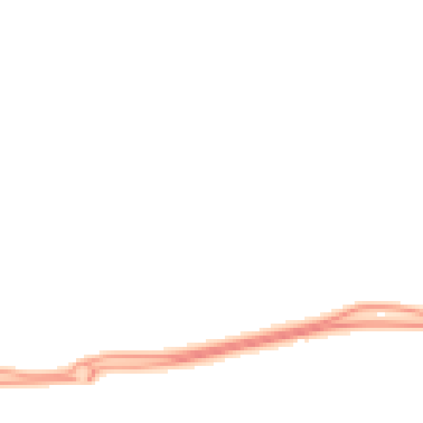 Night-time road noise heatmap for GU4 7RQ
