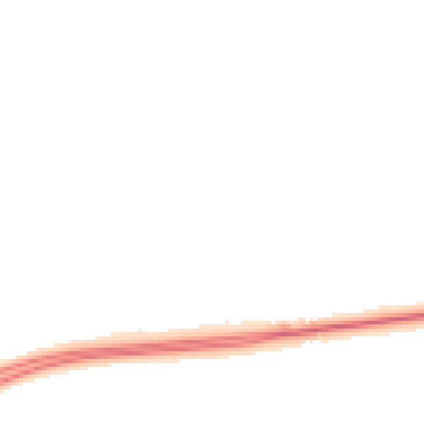 Night-time road noise heatmap for GU4 7SB