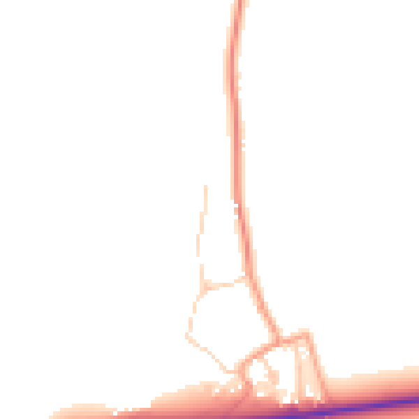 Daytime road noise heatmap for GU4 7SD