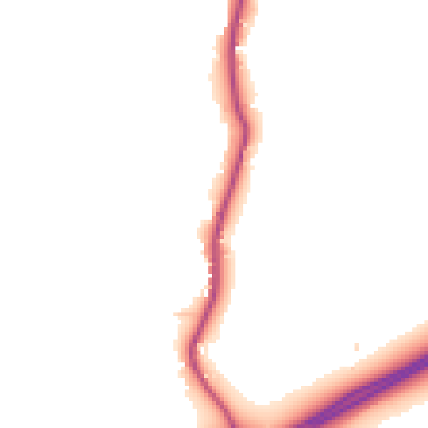 Daytime road noise heatmap for GU4 7ST