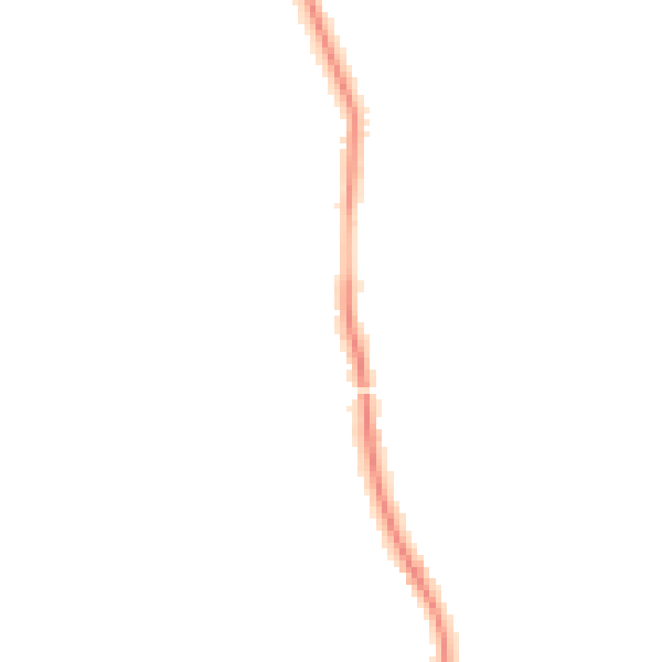 Night-time road noise heatmap for GU4 7TF