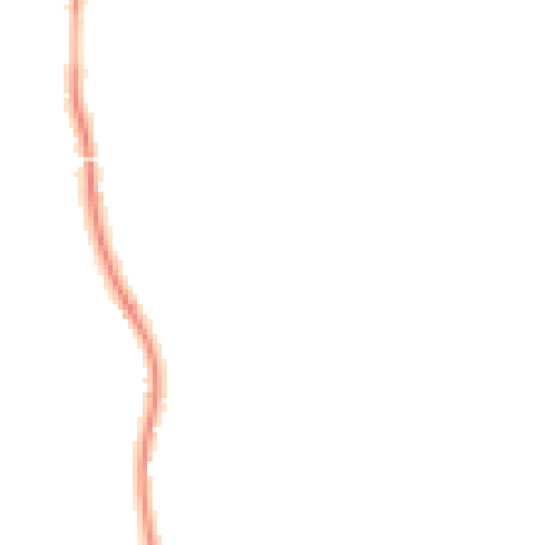 Night-time road noise heatmap for GU4 7TU