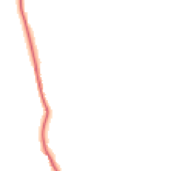 Night-time road noise heatmap for GU4 8AG