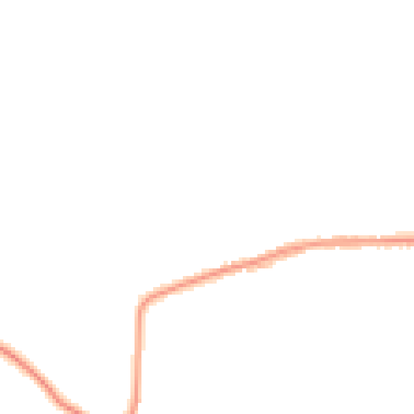 Night-time road noise heatmap for GU4 8AU