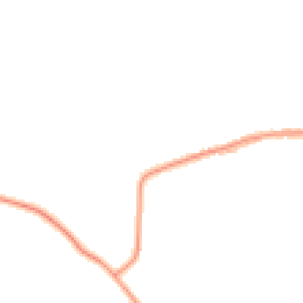 Night-time road noise heatmap for GU4 8AY