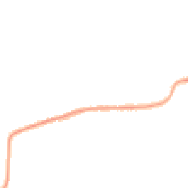 Night-time road noise heatmap for GU4 8FA