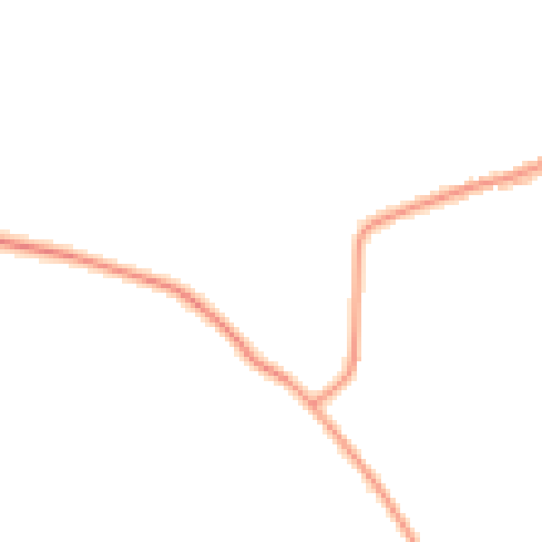Night-time road noise heatmap for GU4 8HE