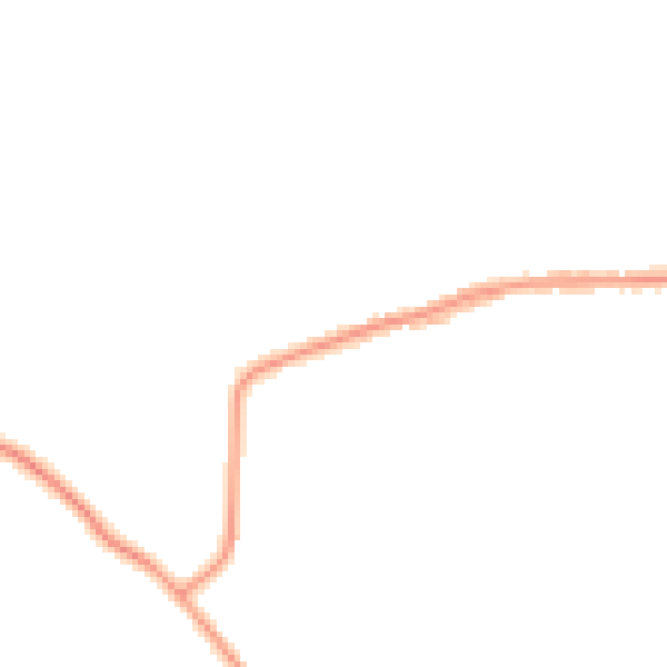 Night-time road noise heatmap for GU4 8LS