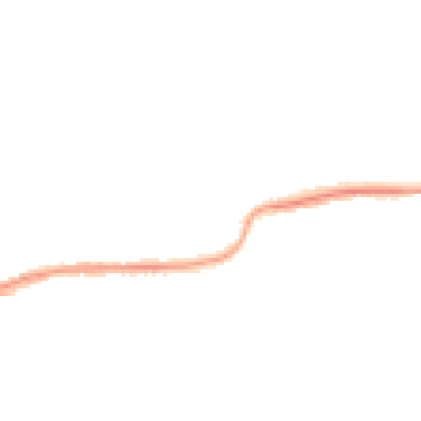 Night-time road noise heatmap for GU4 8NE