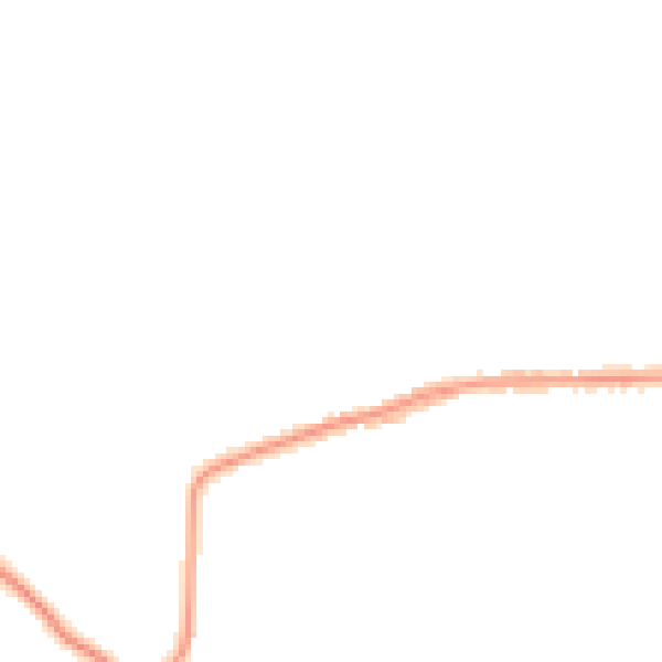 Night-time road noise heatmap for GU4 8PA